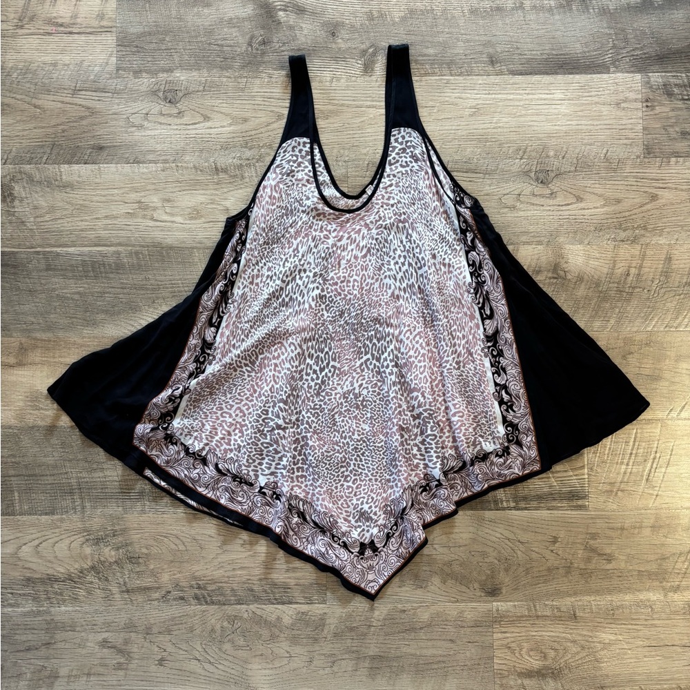 Free People Leopard Print Sleeveless Women's Top